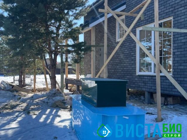 Установка септика и дренажного колодца