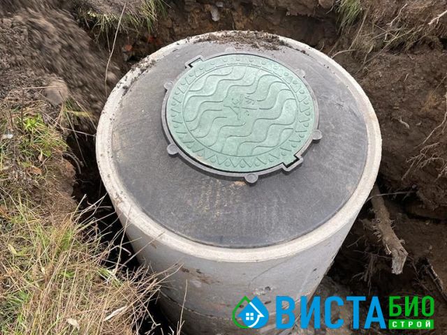 Установка септика и дренажного колодца